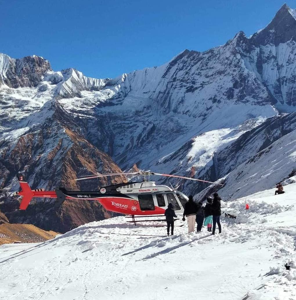 Annapurna Base Camp Heli Trek Annapurna Base Camp Heli Trek